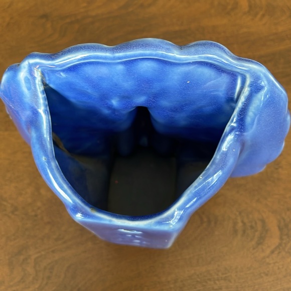 Vintage ceramic fireplace stick match holder. - Picture 3 of 4